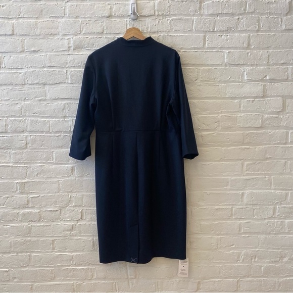 MM Lafleur || The Niko Dress - Sharkskin in Ink +1 NWT - Picture 6 of 9